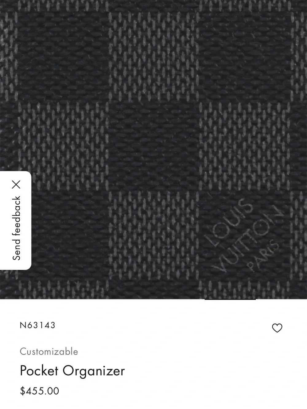 Louis Vuitton compact card